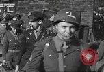 Image of Bomber crew members rotating back to the U.S.A. in World War II England United Kingdom, 1944, second 41 stock footage video 65675060361