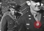 Image of Bomber crew members rotating back to the U.S.A. in World War II England United Kingdom, 1944, second 45 stock footage video 65675060361