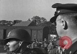 Image of Bomber crew members rotating back to the U.S.A. in World War II England United Kingdom, 1944, second 52 stock footage video 65675060361