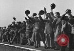 Image of Bomber crew members rotating back to the U.S.A. in World War II England United Kingdom, 1944, second 57 stock footage video 65675060361