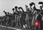 Image of Bomber crew members rotating back to the U.S.A. in World War II England United Kingdom, 1944, second 58 stock footage video 65675060361