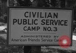 Standbild Zivilen öffentlichen Dienst Camp Patapsco Elkridge Maryland USA, 1943, aus Sekunde 6 historischem Filmmaterial Videoclip 65675060363