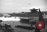 Image of concrete barges Normandy France, 1944, second 17 stock footage video 65675060370
