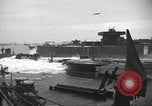Image of concrete barges Normandy France, 1944, second 18 stock footage video 65675060370