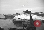 Image of concrete barges Normandy France, 1944, second 27 stock footage video 65675060370