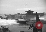Image of concrete barges Normandy France, 1944, second 44 stock footage video 65675060370