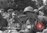 Image of Allied troops Carentan France, 1944, second 43 stock footage video 65675060387