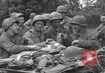 Image of Allied troops Carentan France, 1944, second 20 stock footage video 65675060389