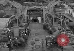 Standbild Landing Ship Tank angedockt am Falmouth England, 1944, aus Sekunde 55 historischem Filmmaterial Videoclip 65675060403