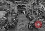 Standbild Landing Ship Tank angedockt am Falmouth England, 1944, aus Sekunde 56 historischem Filmmaterial Videoclip 65675060403