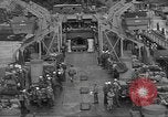 Standbild Landing Ship Tank angedockt am Falmouth England, 1944, aus Sekunde 62 historischem Filmmaterial Videoclip 65675060403