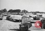 Image of Waco CG-4 gliders being assembled prior to D-Day England United Kingdom, 1944, second 5 stock footage video 65675060409