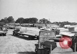 Image of Waco CG-4 gliders being assembled prior to D-Day England United Kingdom, 1944, second 8 stock footage video 65675060409
