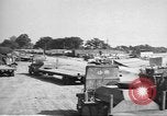 Image of Waco CG-4 gliders being assembled prior to D-Day England United Kingdom, 1944, second 11 stock footage video 65675060409