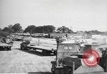 Image of Waco CG-4 gliders being assembled prior to D-Day England United Kingdom, 1944, second 15 stock footage video 65675060409