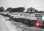Image of Waco CG-4 gliders being assembled prior to D-Day England United Kingdom, 1944, second 24 stock footage video 65675060409