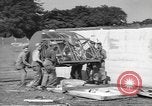 Image of Waco CG-4 gliders being assembled prior to D-Day England United Kingdom, 1944, second 58 stock footage video 65675060409