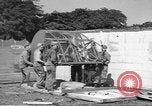 Image of Waco CG-4 gliders being assembled prior to D-Day England United Kingdom, 1944, second 59 stock footage video 65675060409