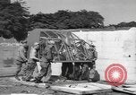 Image of Waco CG-4 gliders being assembled prior to D-Day England United Kingdom, 1944, second 60 stock footage video 65675060409