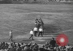 Image of baseball game being played in England England United Kingdom, 1944, second 21 stock footage video 65675060410