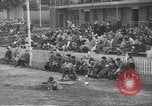 Image of baseball game being played in England England United Kingdom, 1944, second 23 stock footage video 65675060410