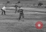 Image of baseball game being played in England England United Kingdom, 1944, second 42 stock footage video 65675060410