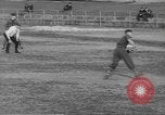 Image of baseball game being played in England England United Kingdom, 1944, second 43 stock footage video 65675060410