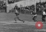Image of baseball game being played in England England United Kingdom, 1944, second 48 stock footage video 65675060410