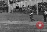 Image of baseball game being played in England England United Kingdom, 1944, second 49 stock footage video 65675060410
