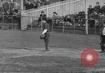 Image of baseball game being played in England England United Kingdom, 1944, second 51 stock footage video 65675060410