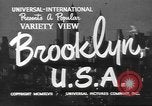 Immagine di Le scene della città compresi i ponti edifici strade e traffico Brooklyn New York USA, 1947, secondo 3 filmato di repertorio 65675060412
