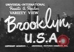 Immagine di Le scene della città compresi i ponti edifici strade e traffico Brooklyn New York USA, 1947, secondo 4 filmato di repertorio 65675060412