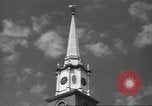 Standbild Plymouth Kirche der Pilger Brooklyn New York USA, 1947, aus Sekunde 51 historischem Filmmaterial Videoclip 65675060413