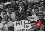 Image of Fans at Ebbets Field Brooklyn Dodgers baseball game Brooklyn New York USA, 1947, second 10 stock footage video 65675060417