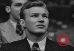 Image of Fans at Ebbets Field Brooklyn Dodgers baseball game Brooklyn New York USA, 1947, second 51 stock footage video 65675060417