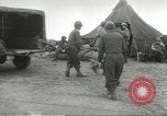 Image of US wounded soldiers being treated at field hospital Normandy France, 1944, second 24 stock footage video 65675060421