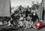 Image of US wounded soldiers being treated at field hospital Normandy France, 1944, second 39 stock footage video 65675060421