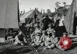 Image of US wounded soldiers being treated at field hospital Normandy France, 1944, second 40 stock footage video 65675060421