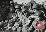 Image of US wounded soldiers being treated at field hospital Normandy France, 1944, second 44 stock footage video 65675060421