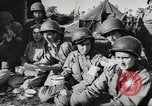 Image of US wounded soldiers being treated at field hospital Normandy France, 1944, second 47 stock footage video 65675060421