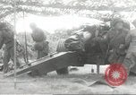 Image of U.S. field artillery firing at German targets in Normandy, France Normandy France, 1944, second 21 stock footage video 65675060424