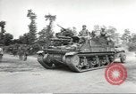 Image of United States troops greeted by French civilians Sainte-Marie-du-Mont France, 1944, second 29 stock footage video 65675060425