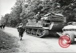 Image of United States troops greeted by French civilians Sainte-Marie-du-Mont France, 1944, second 33 stock footage video 65675060425