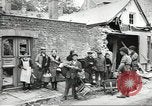 Image of American soldiers enter Sainte-Mere-Eglise in World War II Normandy France, 1944, second 40 stock footage video 65675060426