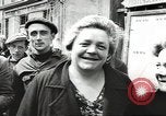 Image of American soldiers enter Sainte-Mere-Eglise in World War II Normandy France, 1944, second 43 stock footage video 65675060426
