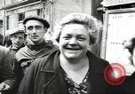 Image of American soldiers enter Sainte-Mere-Eglise in World War II Normandy France, 1944, second 44 stock footage video 65675060426