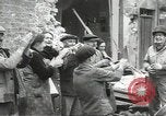 Image of American soldiers enter Sainte-Mere-Eglise in World War II Normandy France, 1944, second 49 stock footage video 65675060426