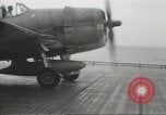 Image of USS Lexington CV-16 Pacific Ocean, 1945, second 28 stock footage video 65675060439