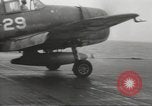Image of USS Lexington CV-16 Pacific Ocean, 1945, second 30 stock footage video 65675060439