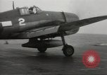 Image of USS Lexington CV-16 Pacific Ocean, 1945, second 52 stock footage video 65675060439